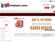 Tablet Screenshot of 724tesisat.com